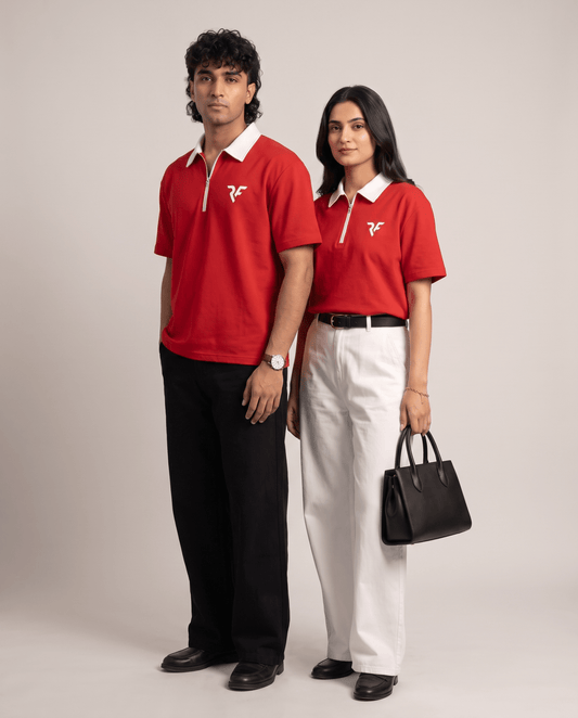 Ember Red Polo | UNISEX - Rift