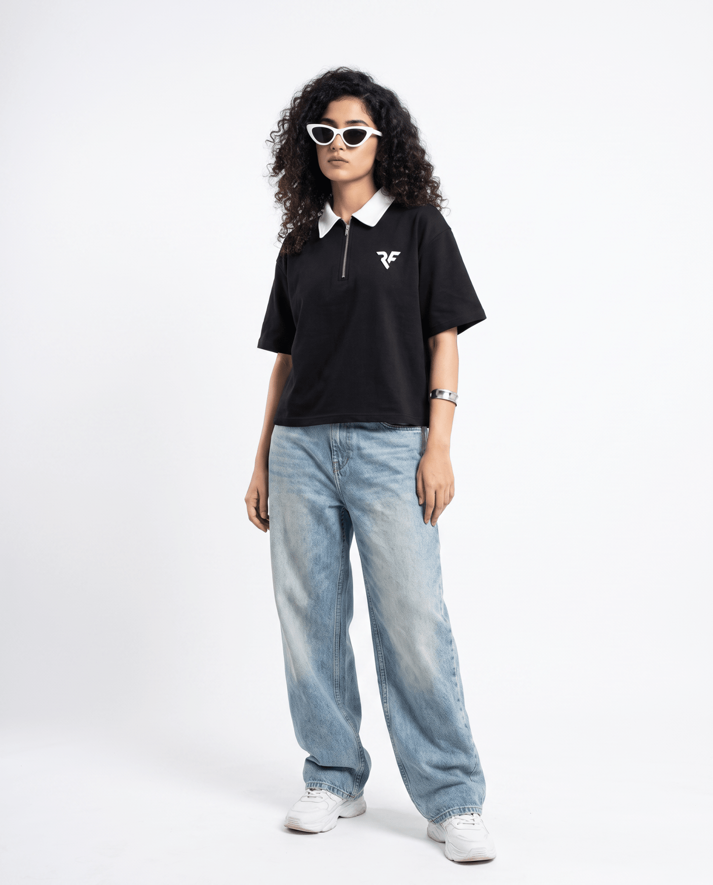 Shadow Black Polo | UNISEX - Rift