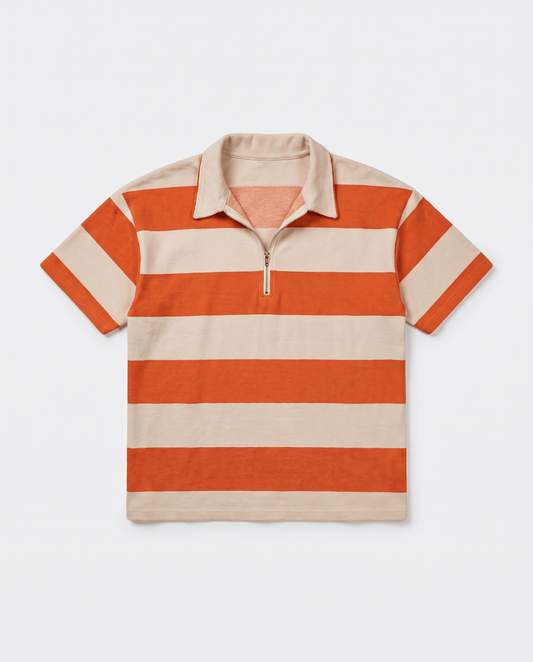 Sunset Stripe Polo | UNISEX - Rift