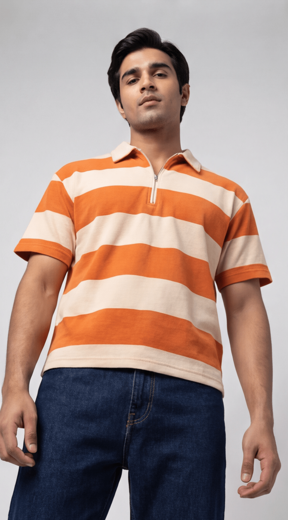 Sunset Stripe Polo | UNISEX - Rift