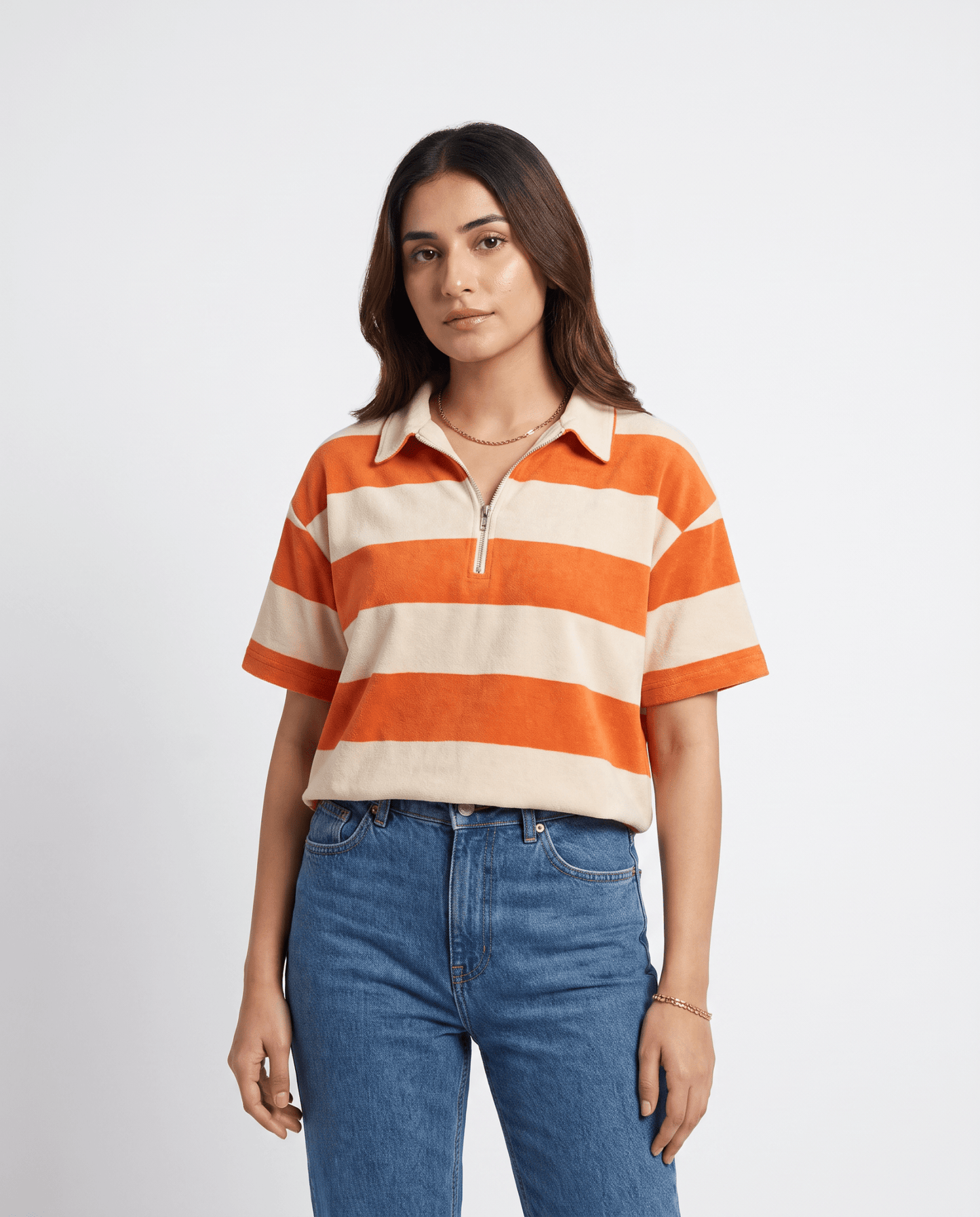 Sunset Stripe Polo | UNISEX - Rift