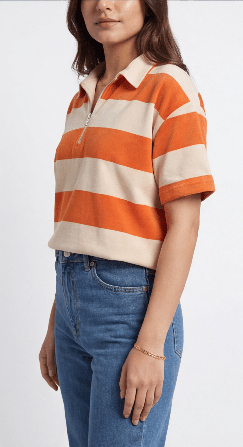 Sunset Stripe Polo | UNISEX - Rift